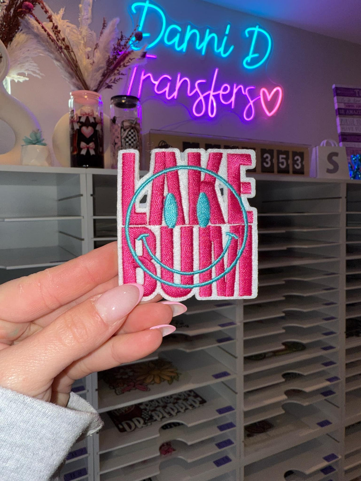 Lake Bum Hat Patch