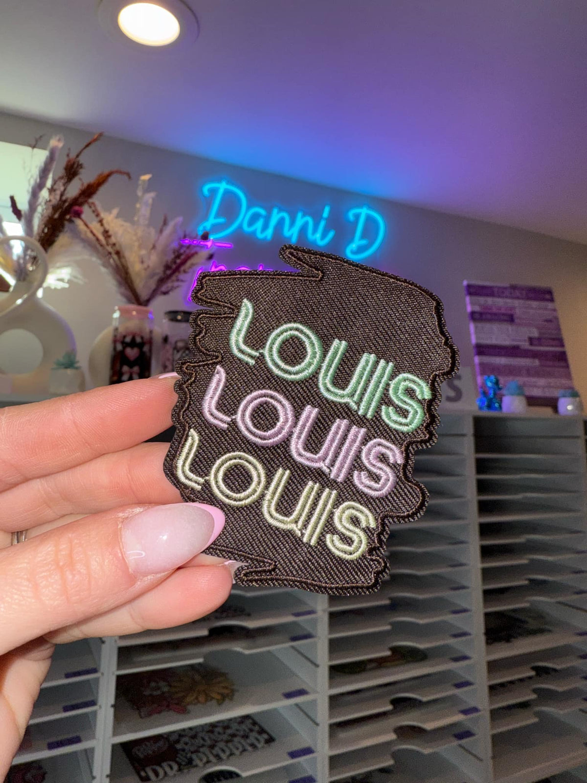 Louis Font Hat Patch