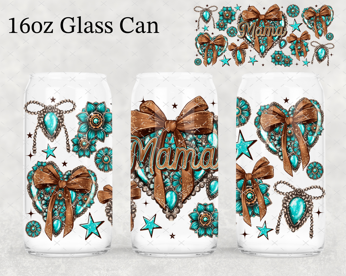 Mama Turquoise Coquette UV Cup Wrap