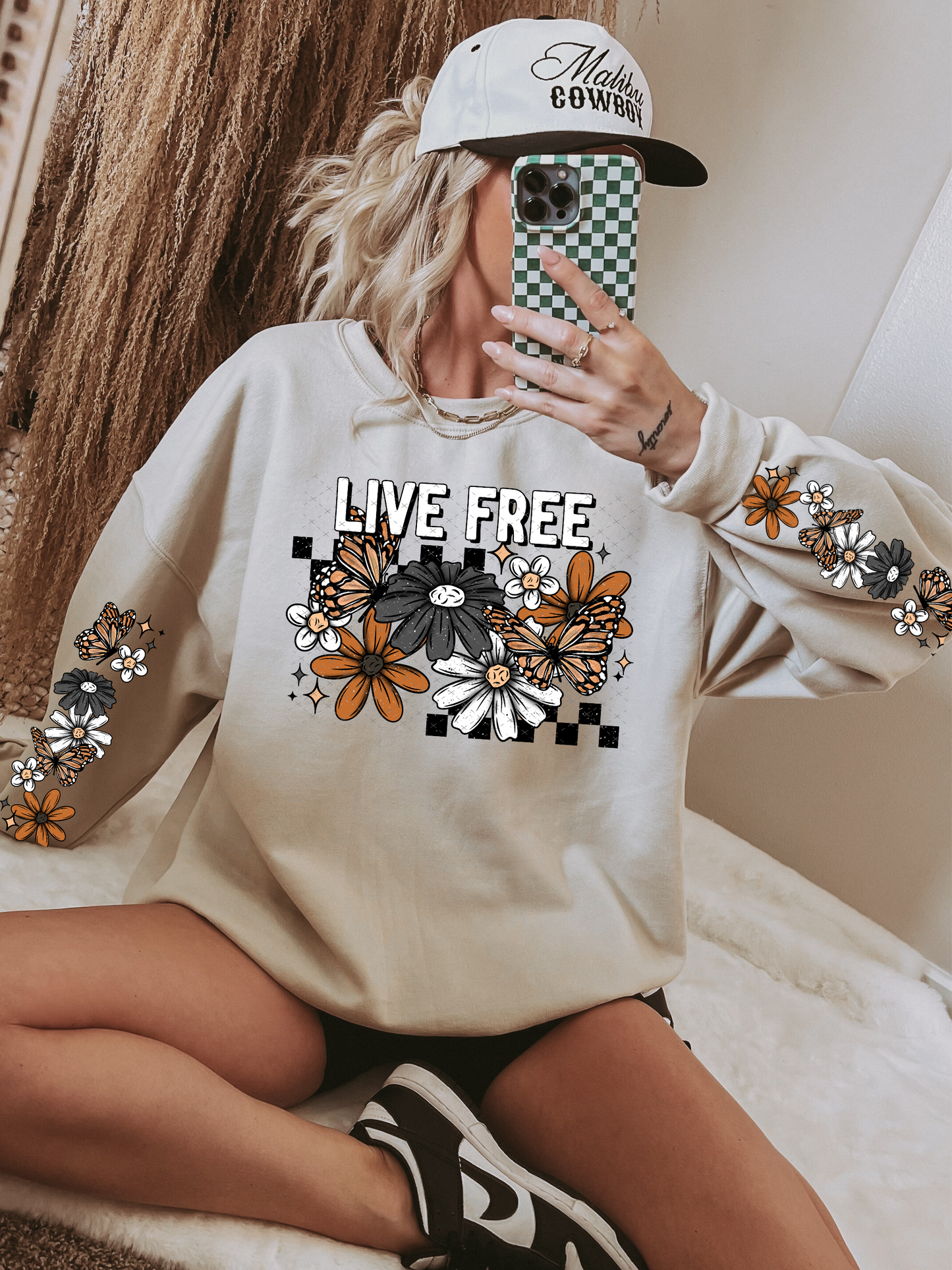 Live Free w/ 2 Sleeves — CLEAR FILM