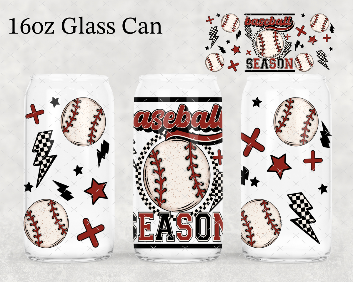 Baseball Season UV Cup Wrap