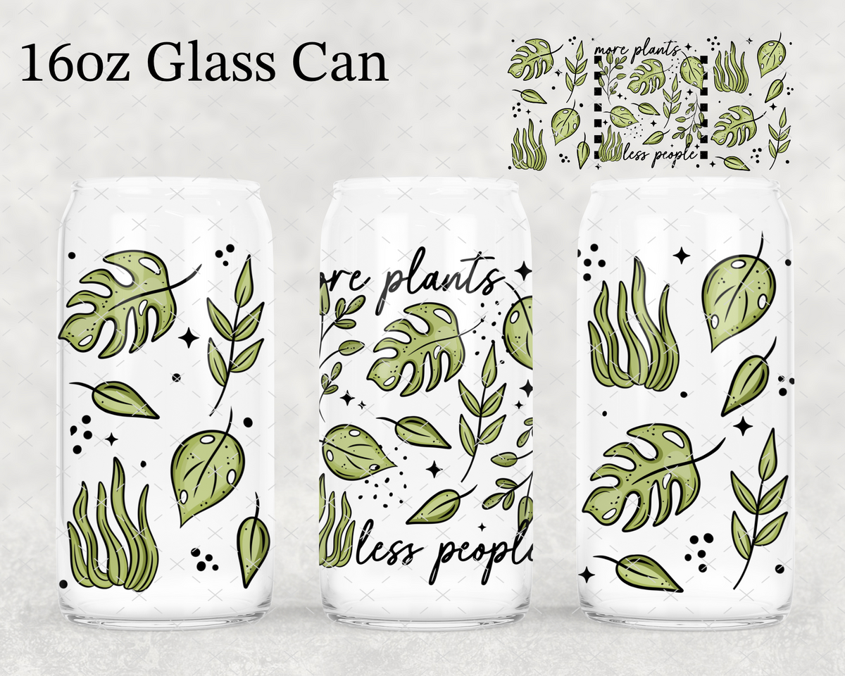 More Plants Less People UV Cup Wrap
