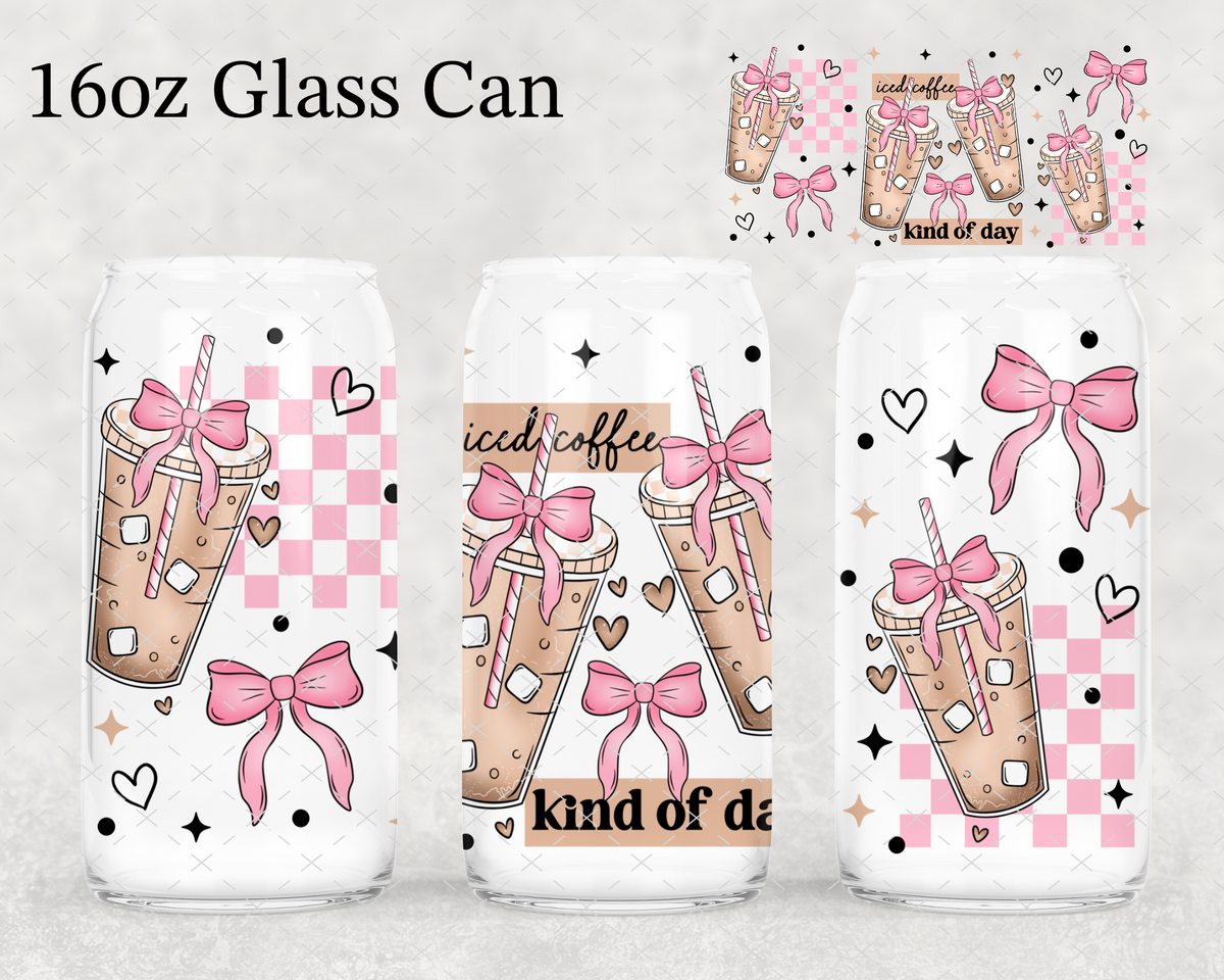 Iced Coffee Coquette UV Cup Wrap