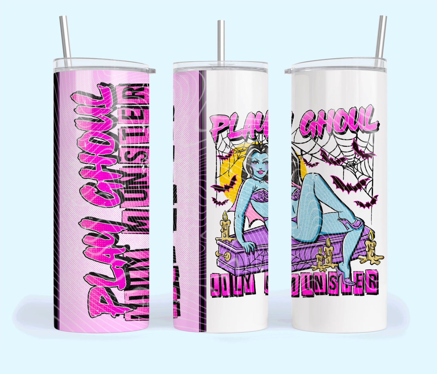 Play ghoul sublimation tumbler wrap