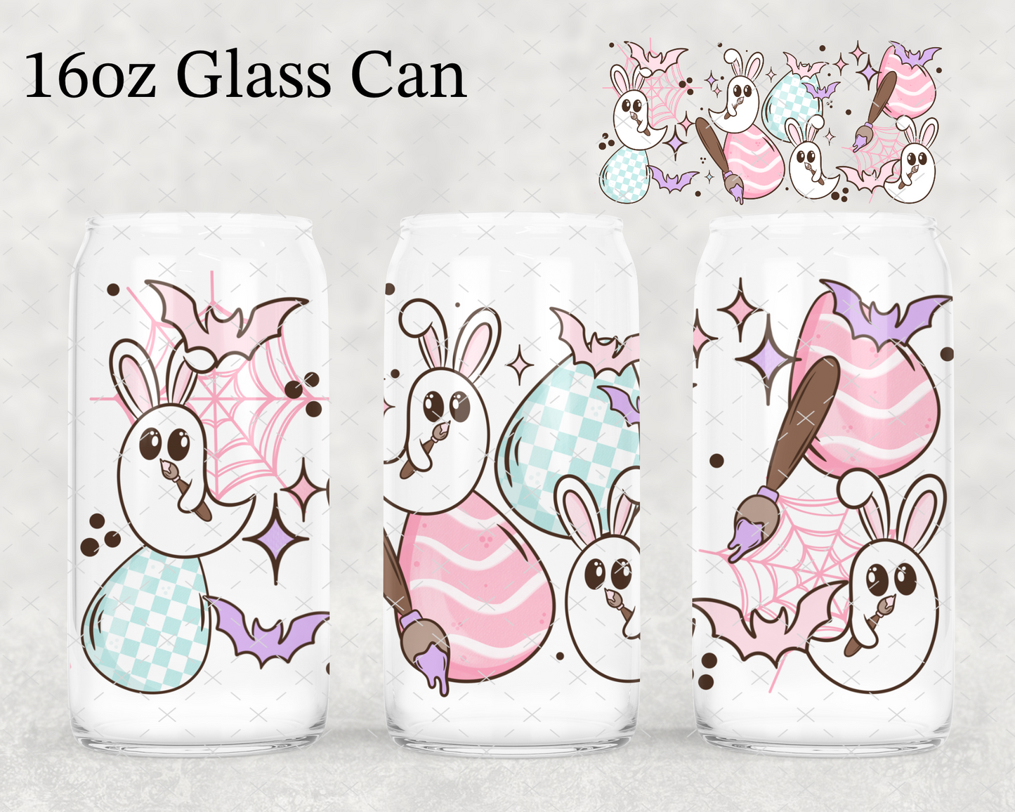 Bunny Ghosties UV Cup Wrap