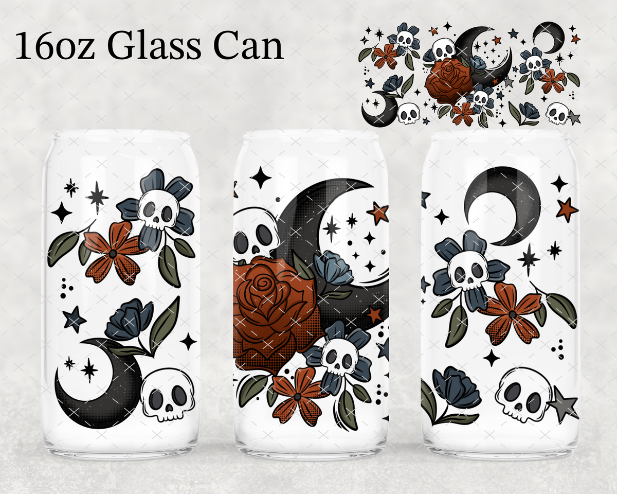 Dark Mystical Moon UV Cup Wrap
