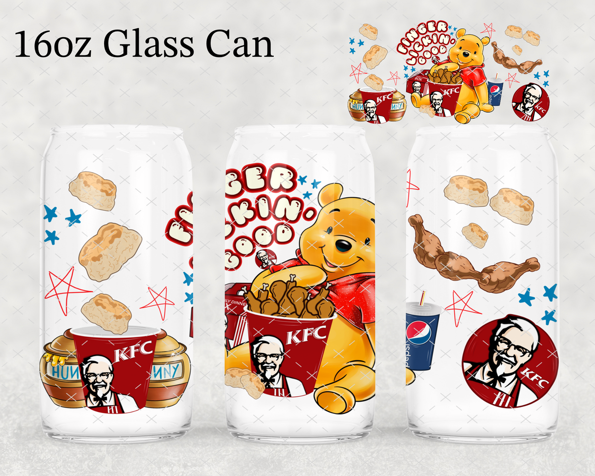 Finger Lickin Good Pooh UV Cup Wrap