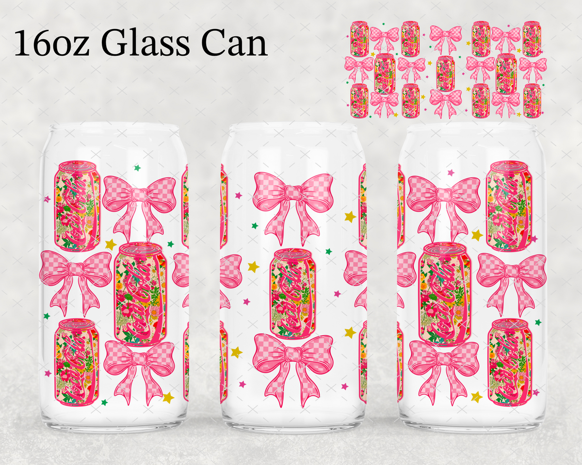 Floral Soda Coquette UV Cup Wrap