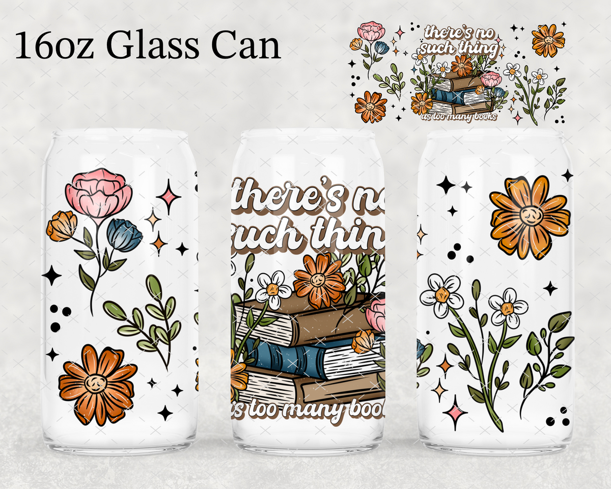 Too Many Books UV Cup Wrap