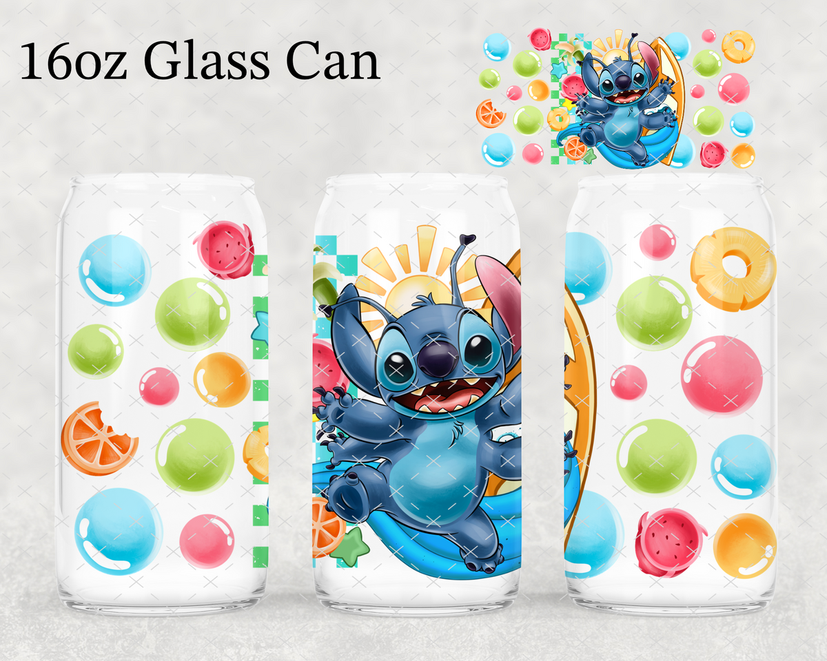 Blue Guy Fruit UV Cup Wrap