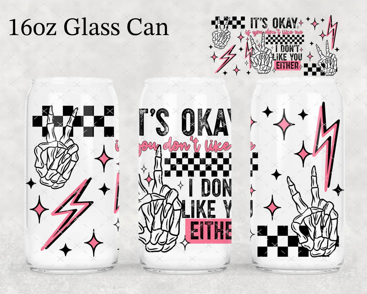 Pink Don't Like You Either UV Cup Wrap