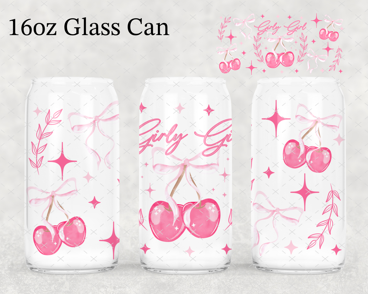 Girly Girl Cherries UV Cup Wrap