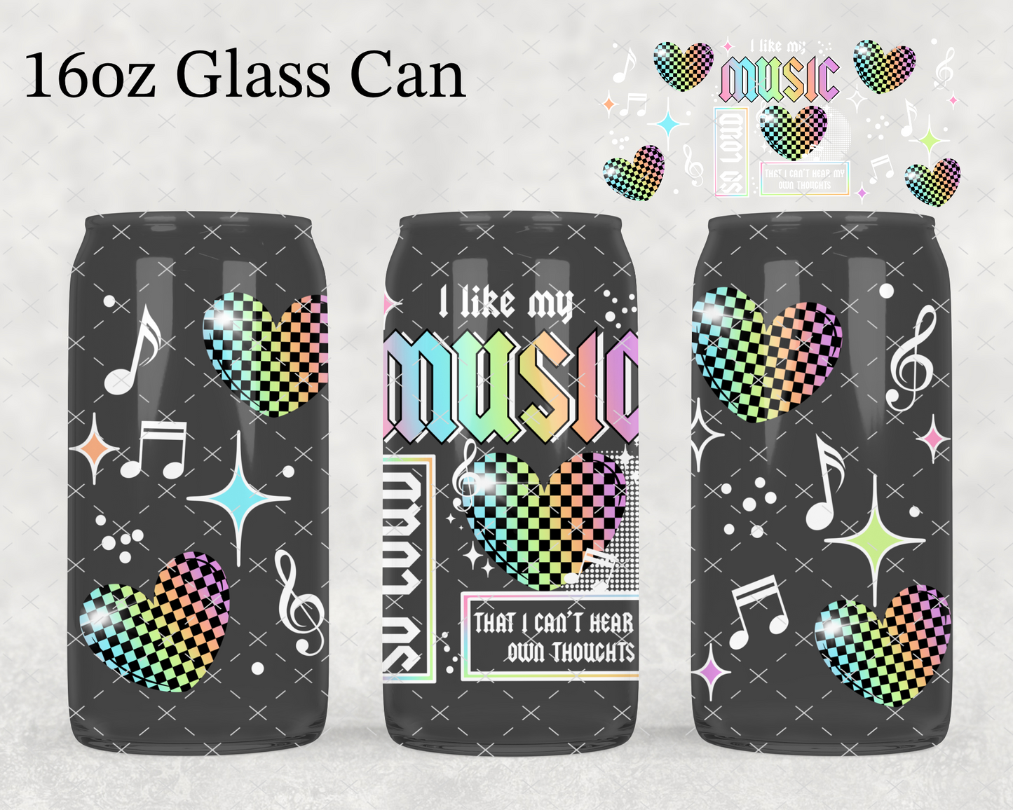 Like My Music Loud UV Cup Wrap