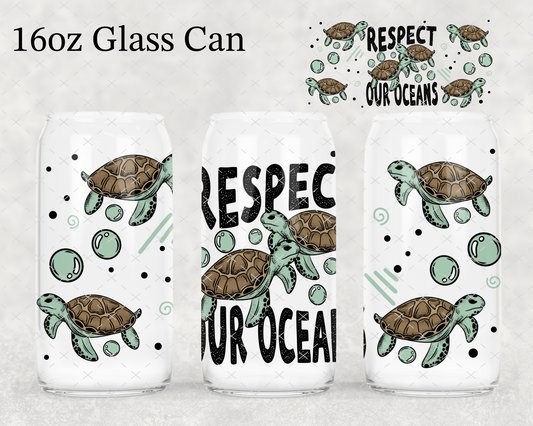 Respect Our Oceans UV Cup Wrap