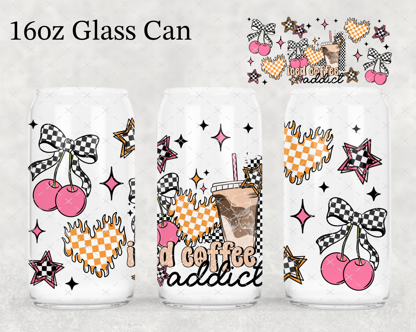 Iced Coffee Addict UV Cup Wrap