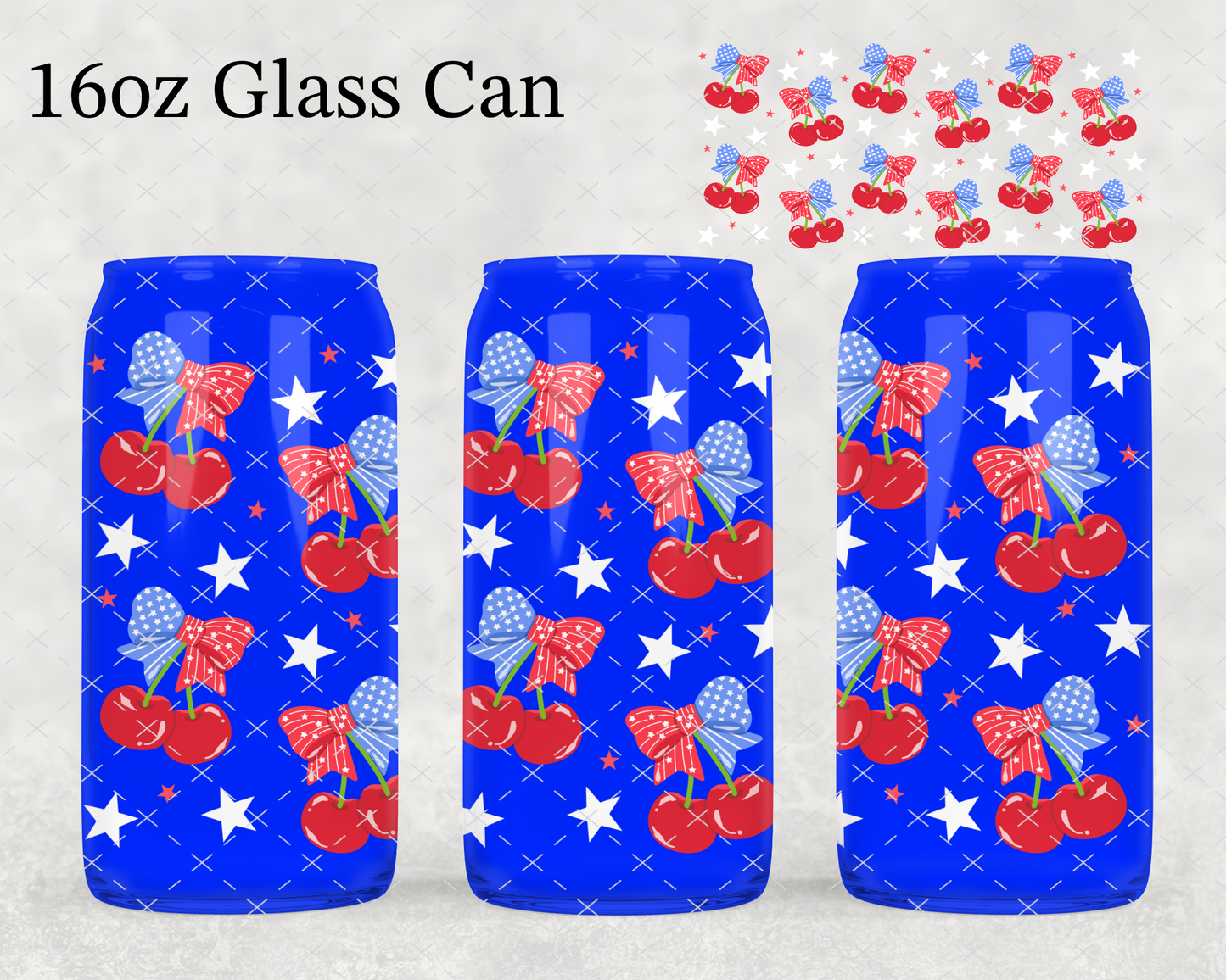 America Coquette Cherries UV Cup Wrap