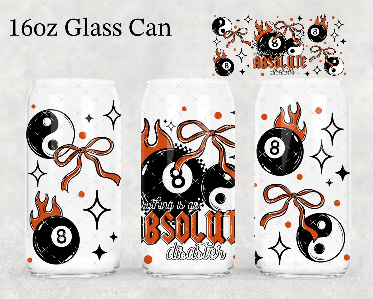 Absolute Disaster 8 Ball UV Cup Wrap