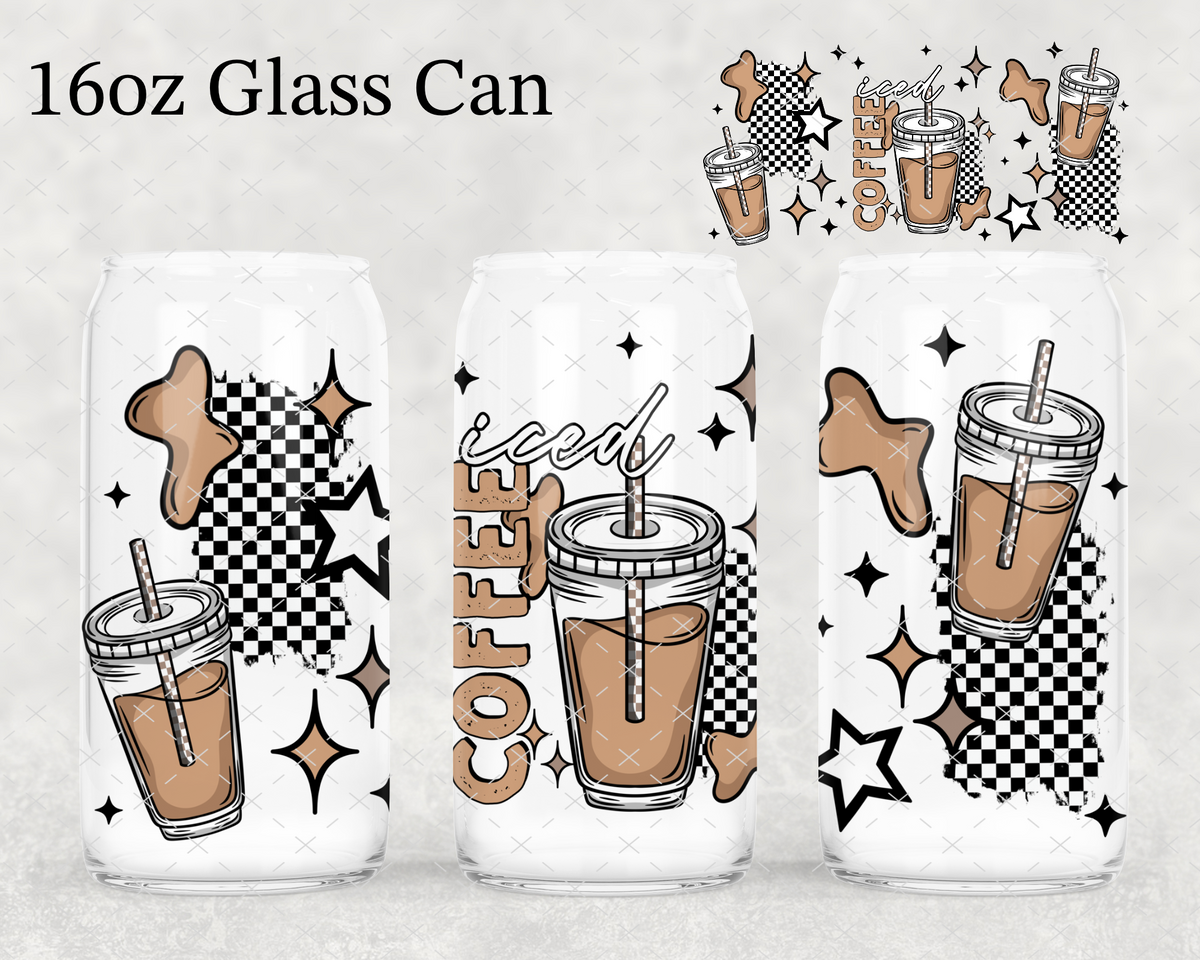 Iced Coffee UV Cup Wrap
