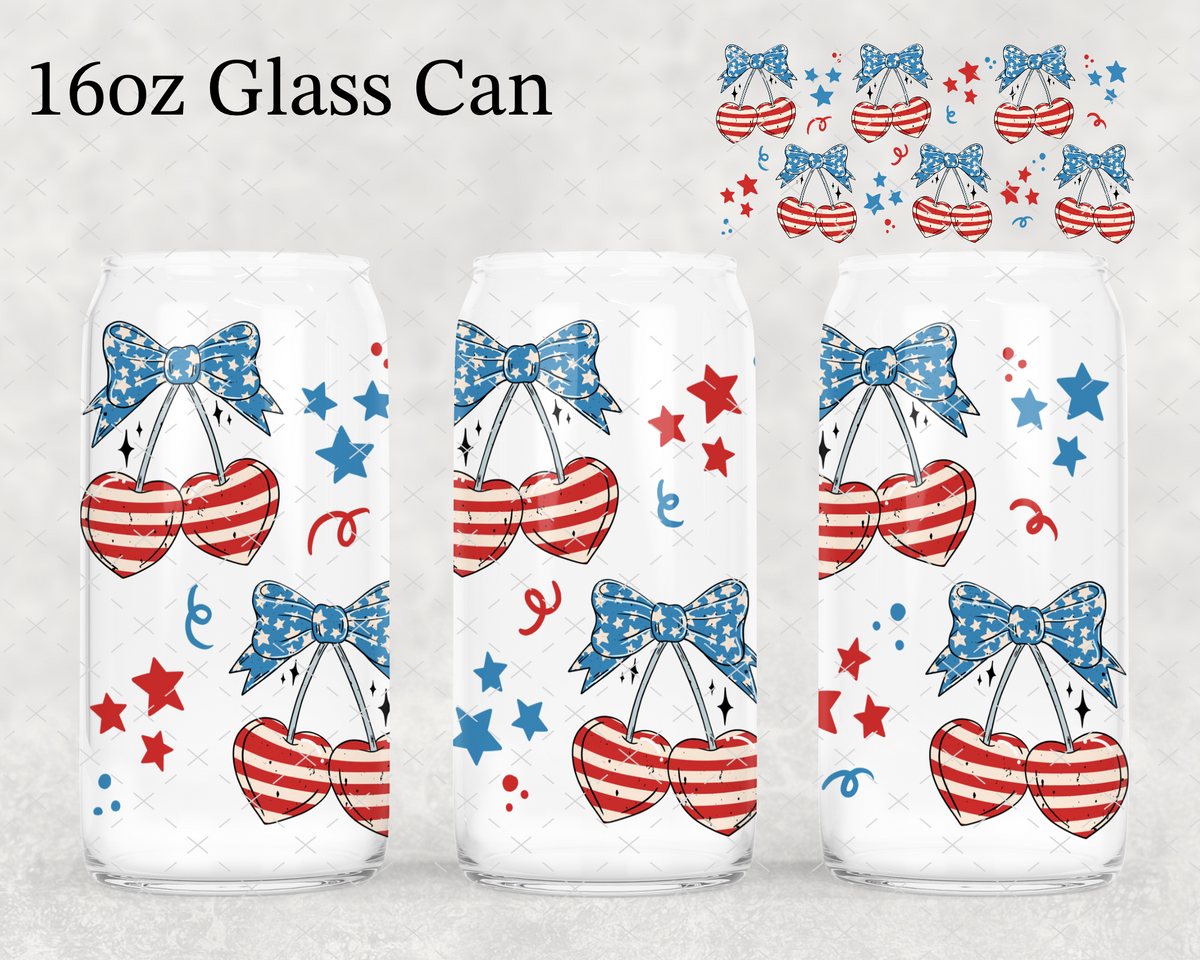 USA Cherries UV Cup Wrap