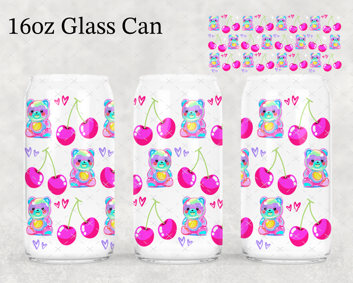 Gummy Bear Cherries UV Cup Wrap