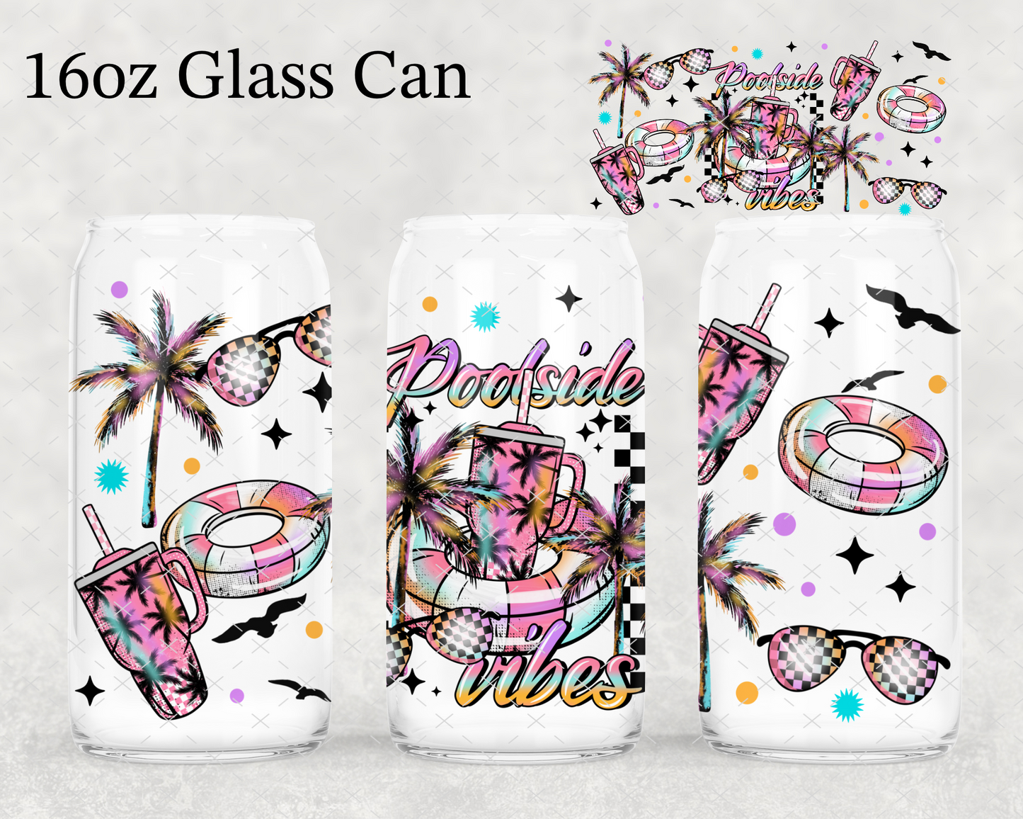 Poolside Vibes UV Cup Wrap