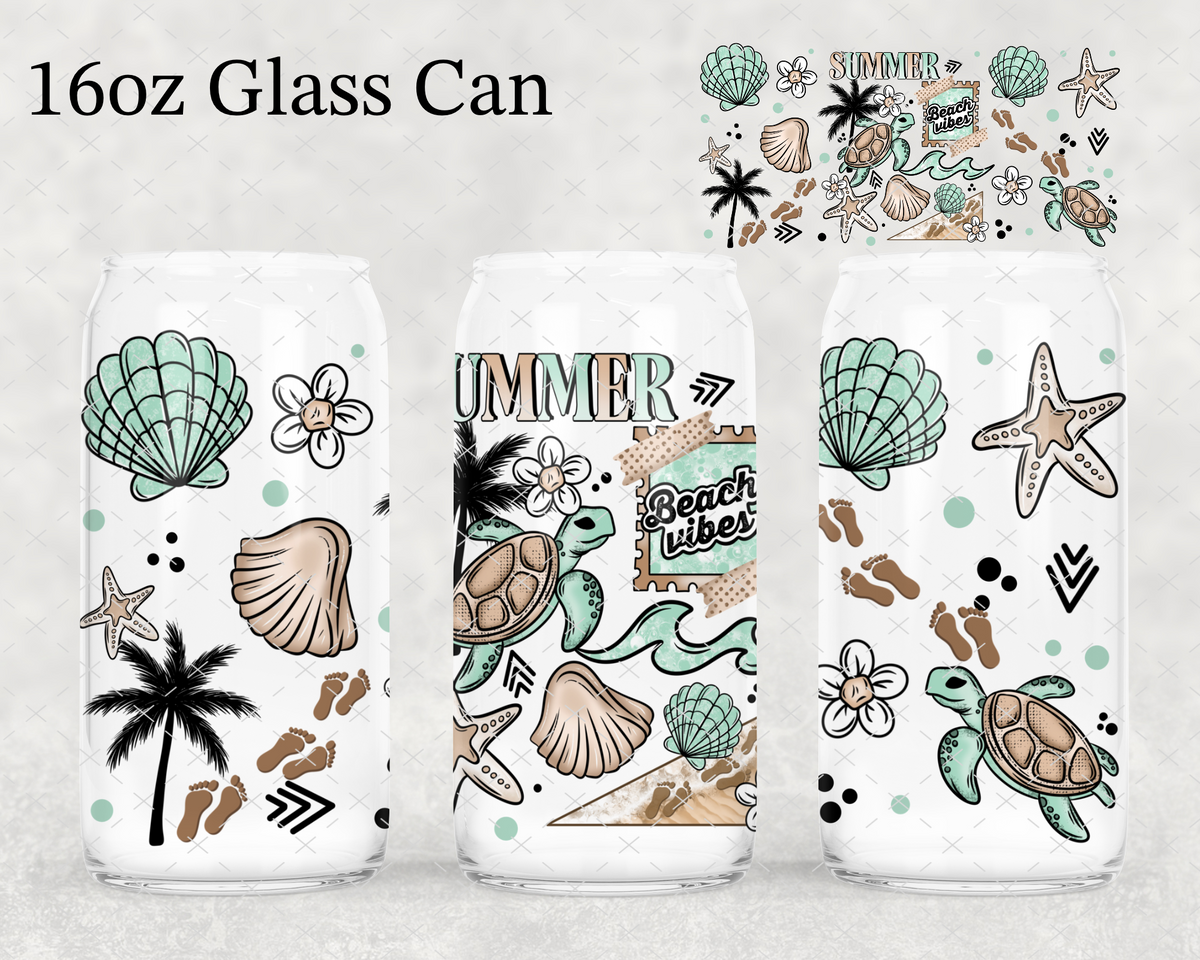 Summer Beach Vibes UV Cup Wrap