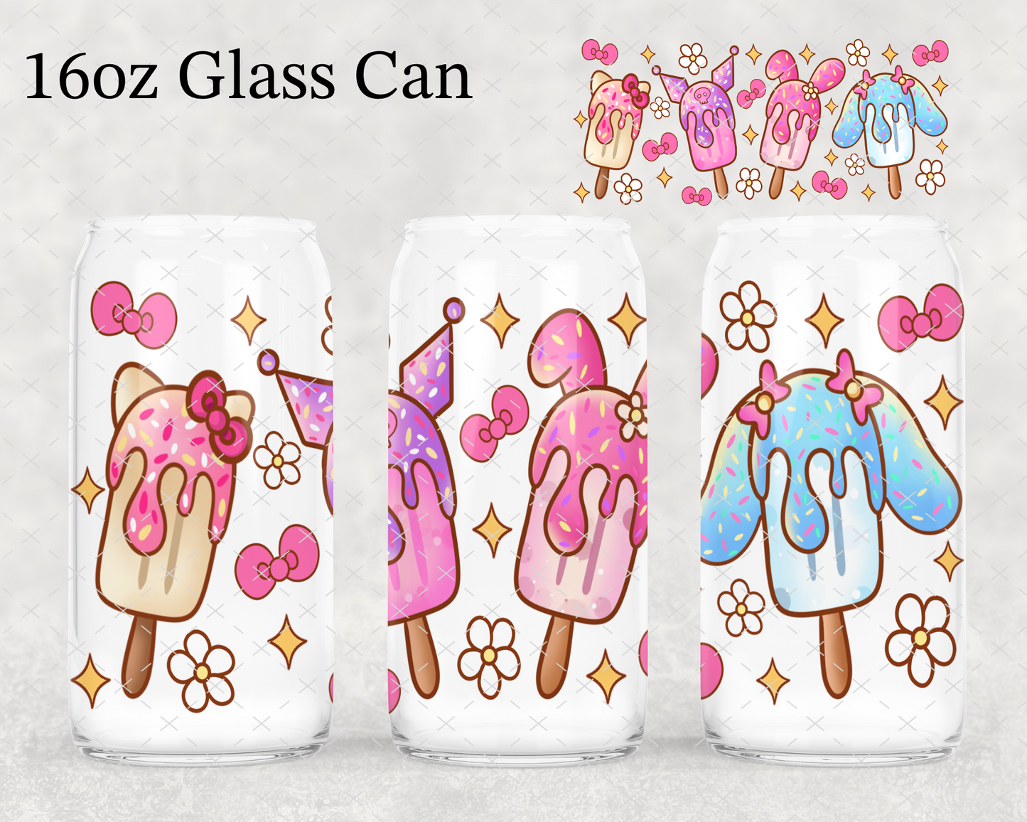 HK Ice Cream UV Cup Wrap