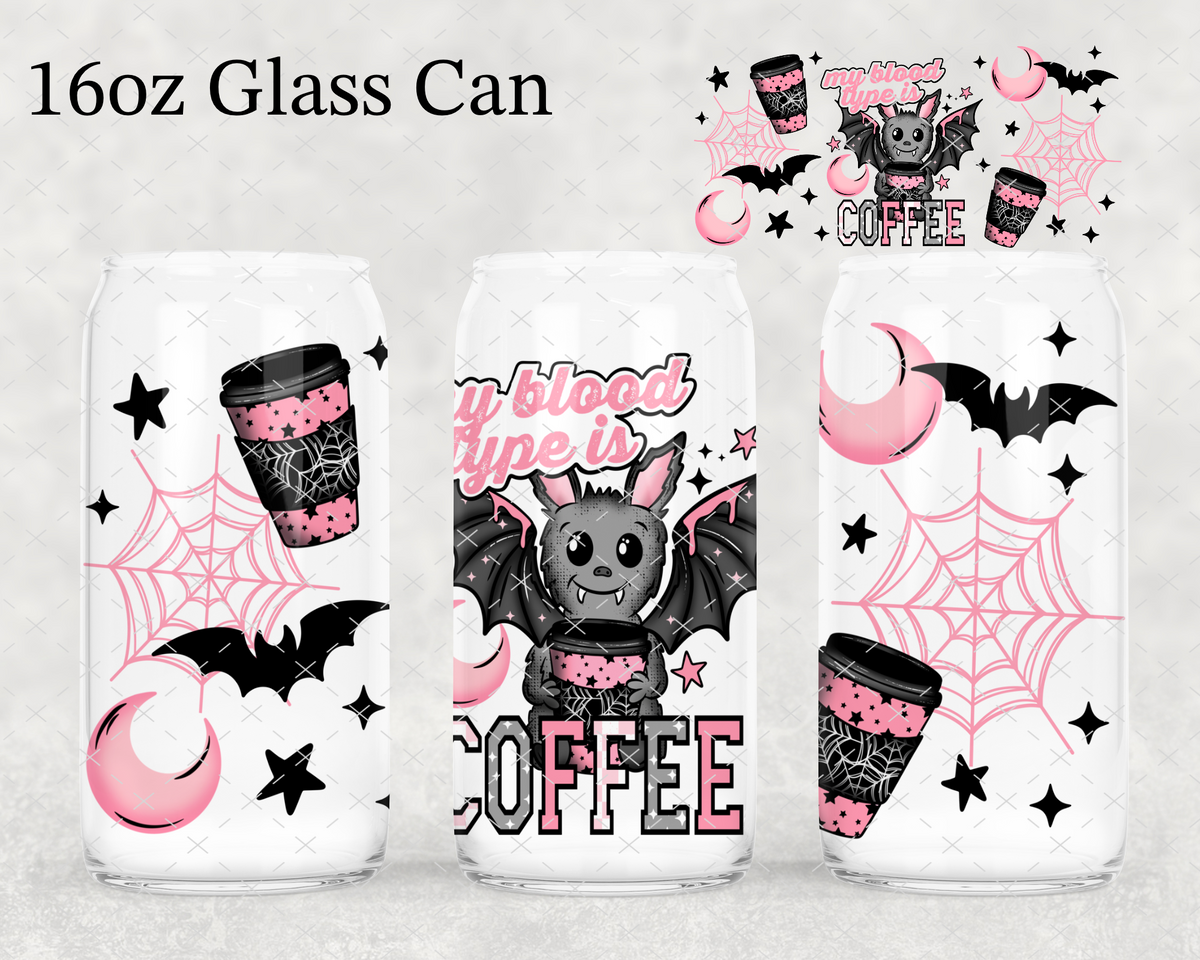 Blood Type Coffee UV Cup Wrap