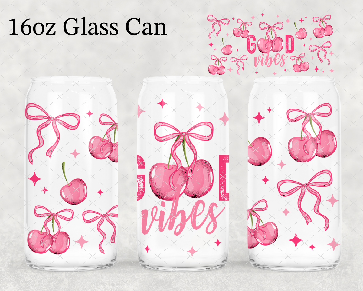 Good Vibes Cherries UV Cup Wrap
