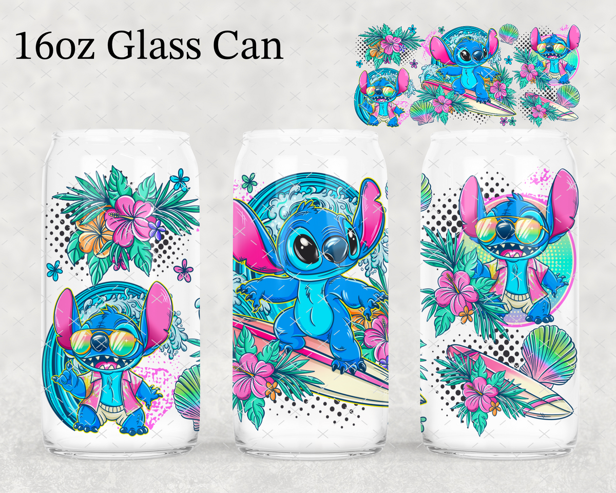 Surf Blue Guy UV Cup Wrap