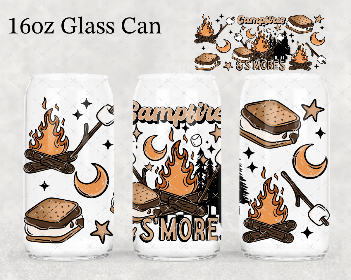 Campfire & Smores UV Cup Wrap
