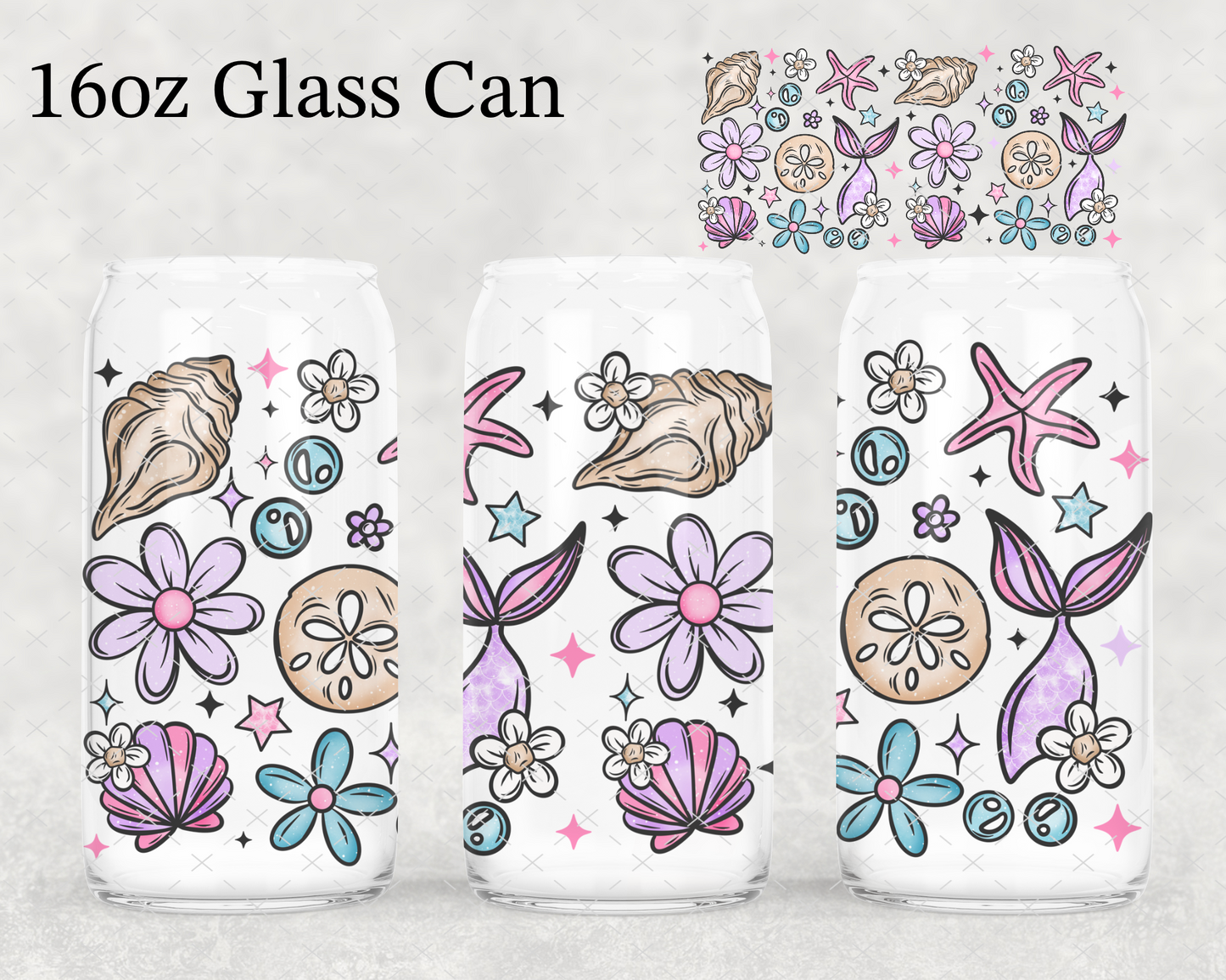 Under The Sea Mermaid UV Cup Wrap
