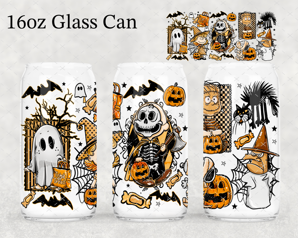 Spooky Charlie Brown UV Cup Wrap