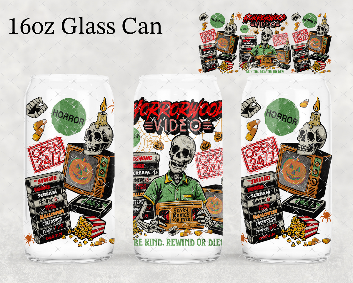 Horrorwood Video UV Cup Wrap