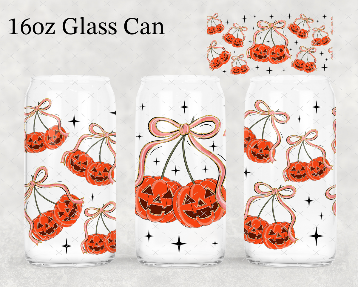 Pumpkin Cherries UV Cup Wrap