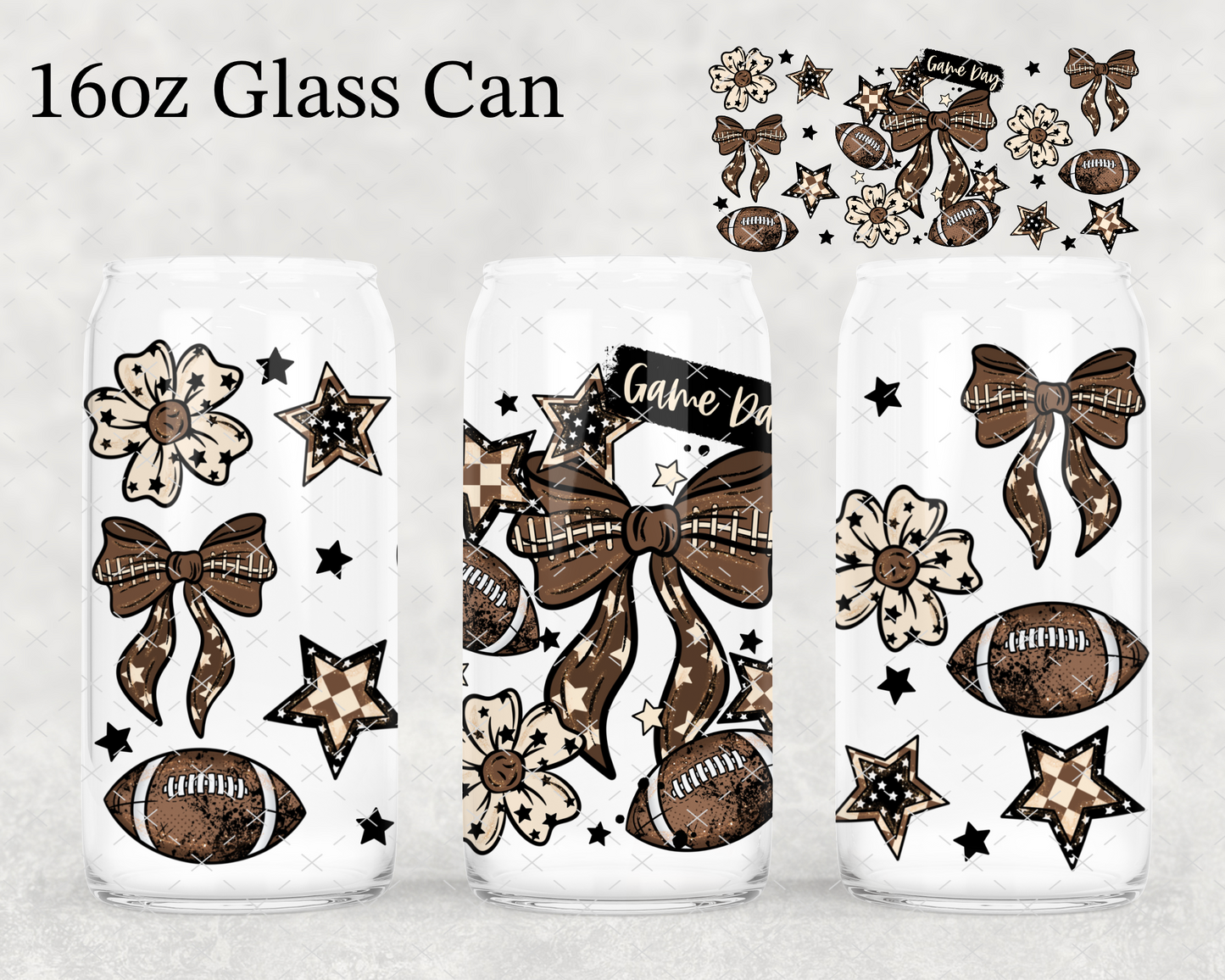 Gameday Bows UV Cup Wrap