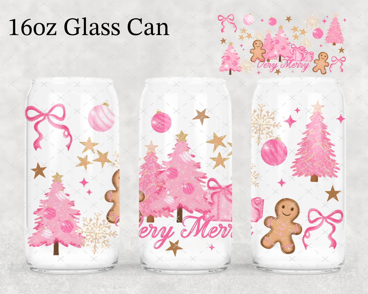 Pink Very Merry UV Cup Wrap