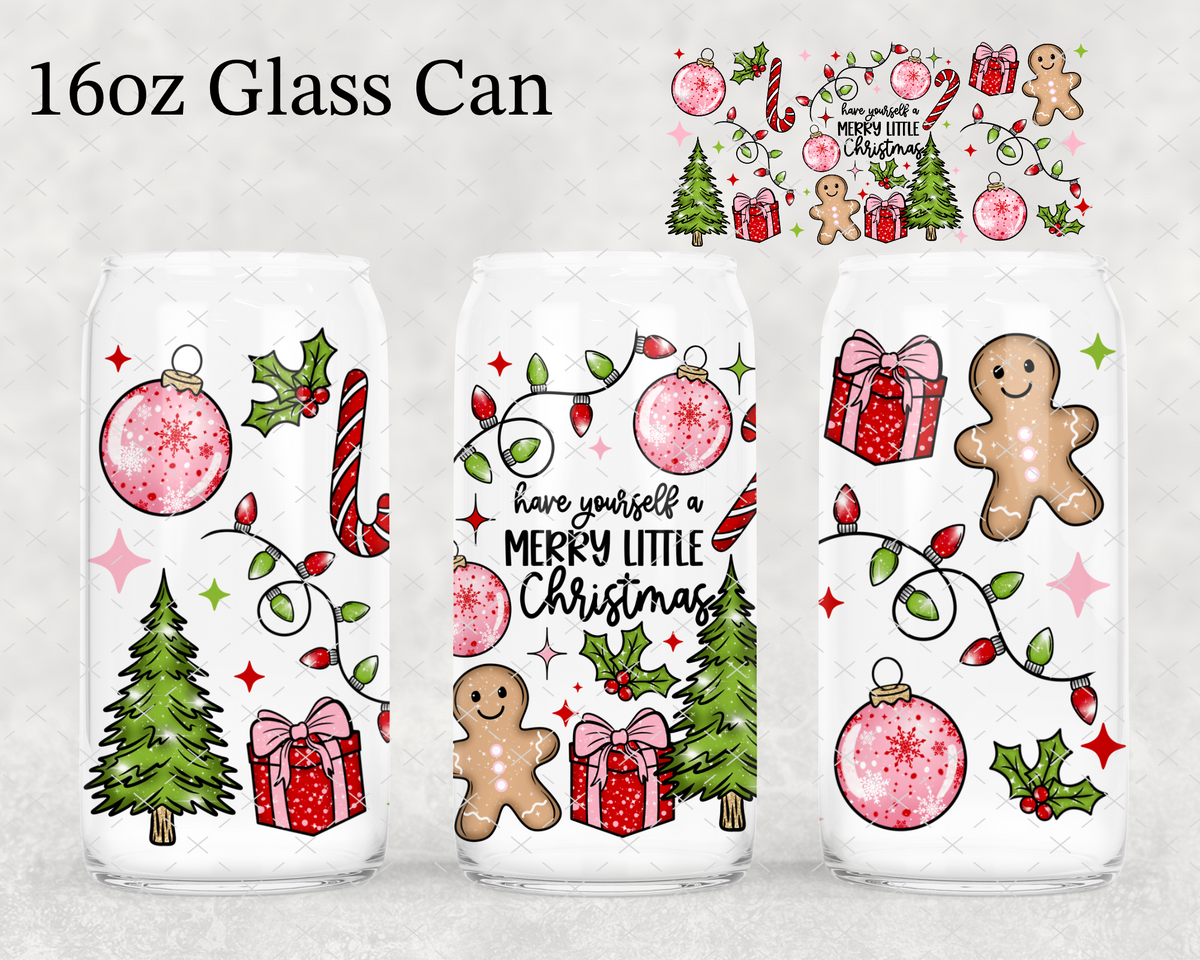 Merry Little Christmas UV Cup Wrap