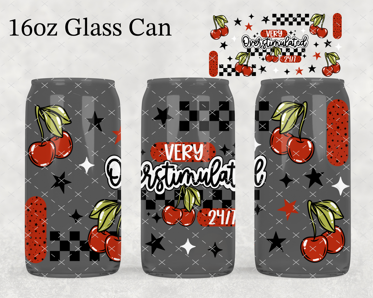 Very Overstimulated Cherries UV Cup Wrap
