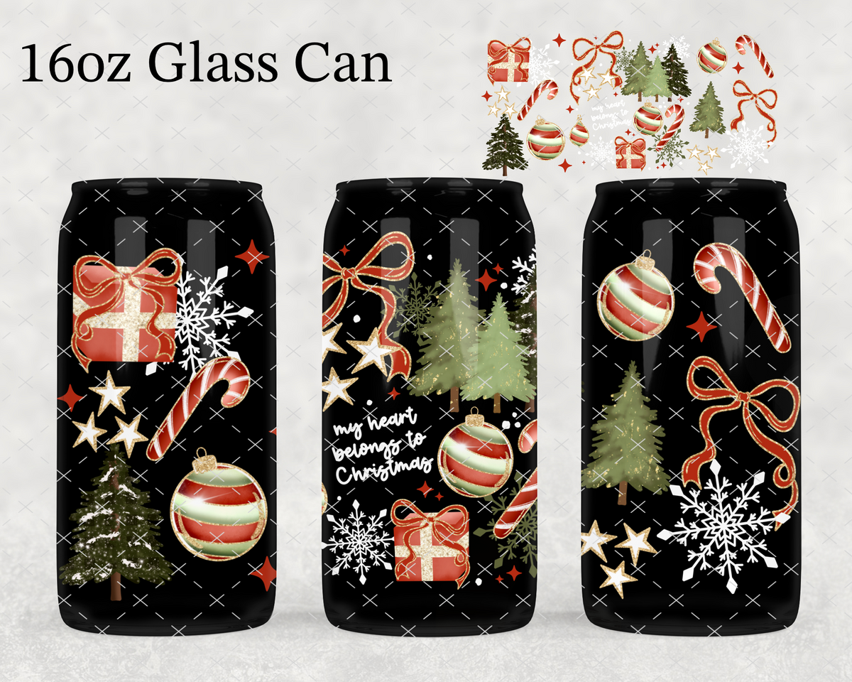 Heart Belongs To Christmas UV Cup Wrap