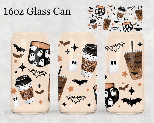 Spooky Coffee UV Cup Wrap