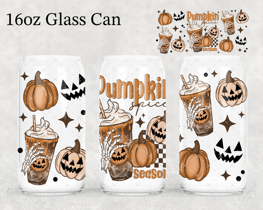 Pumpkin Spice Season UV Cup Wrap