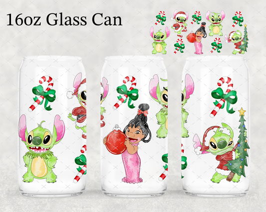 Blue Guy Christmas UV Cup Wrap