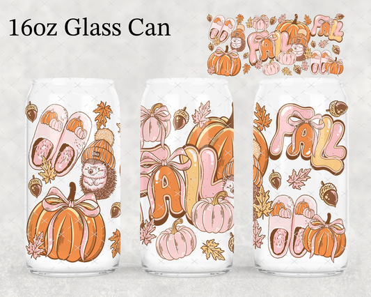 Pink Fall UV Cup Wrap
