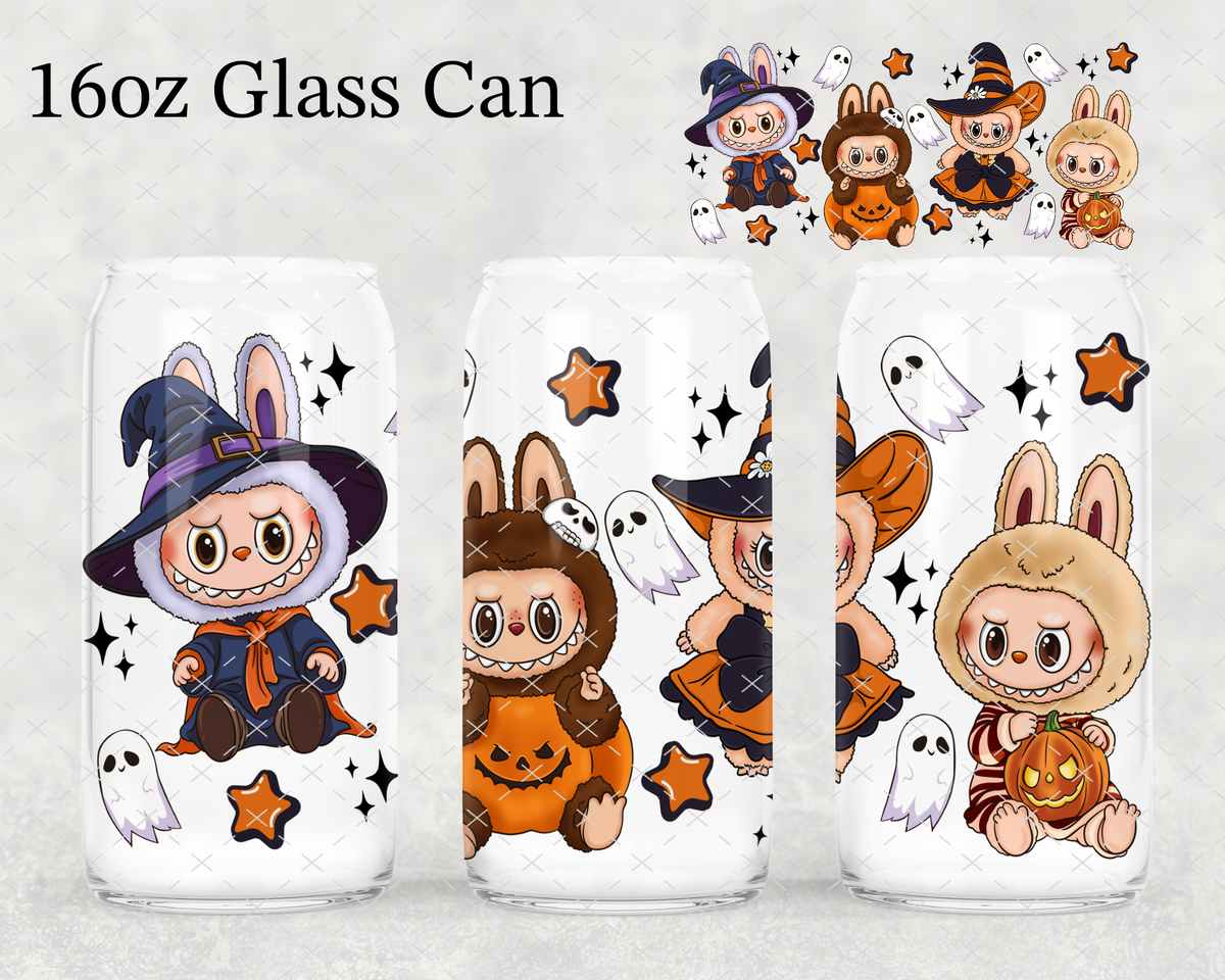 Halloween Labubus UV Cup Wrap