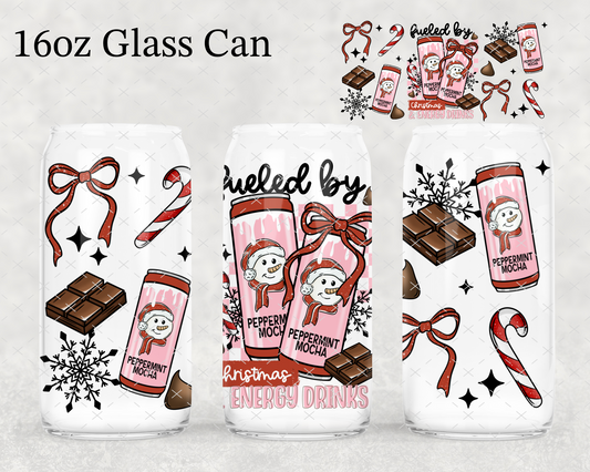 Christmas Energy Drinks UV Cup Wrap