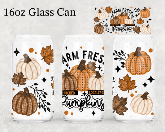 Farm Fresh Pumpkins UV Cup Wrap