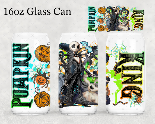 Neon Pumpkin King UV Cup Wrap