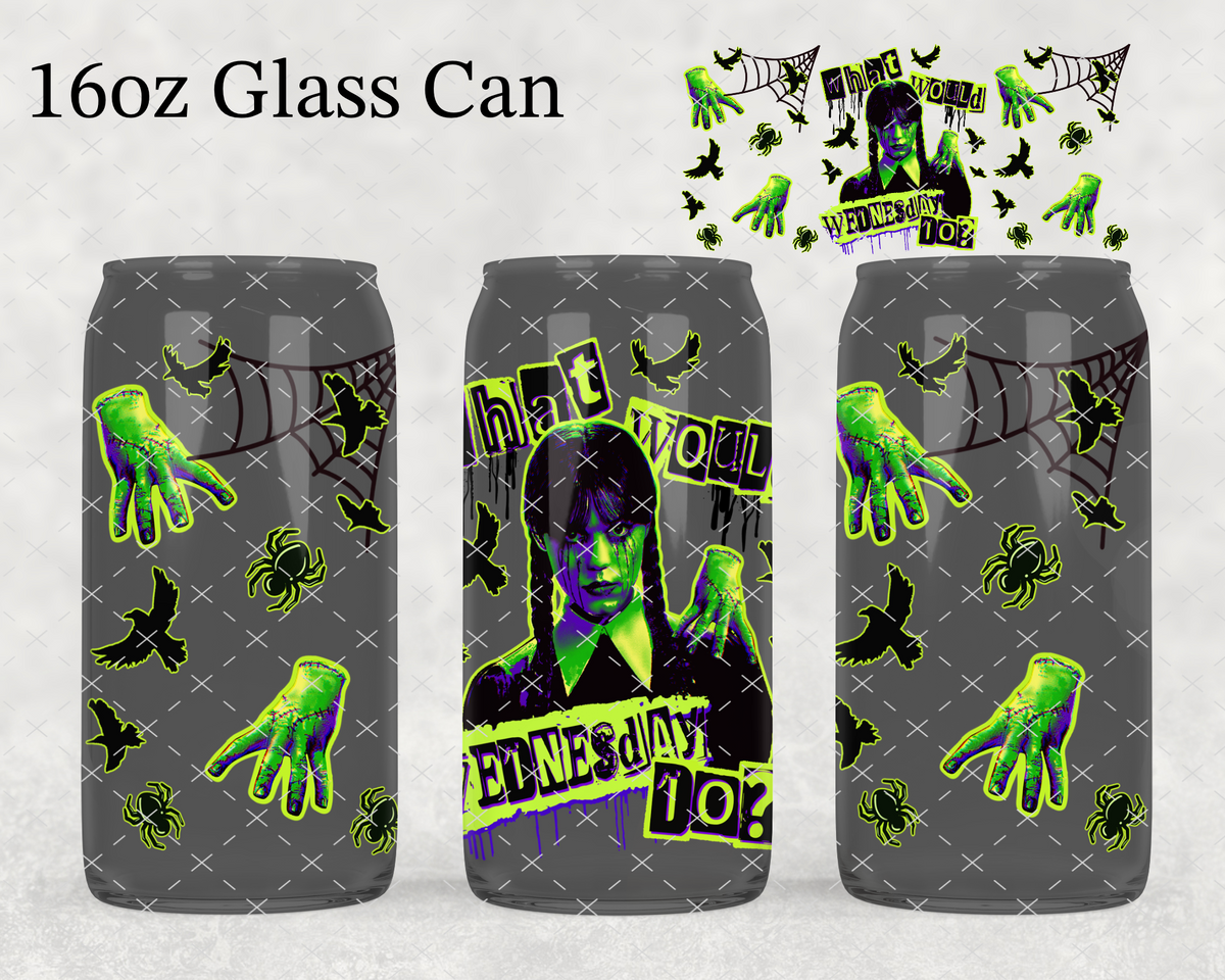 What Would Wednesday Do UV Cup Wrap