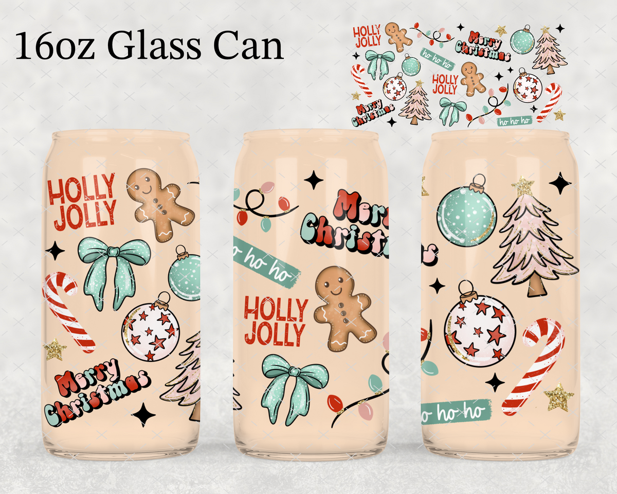 Holly Jolly UV Cup Wrap